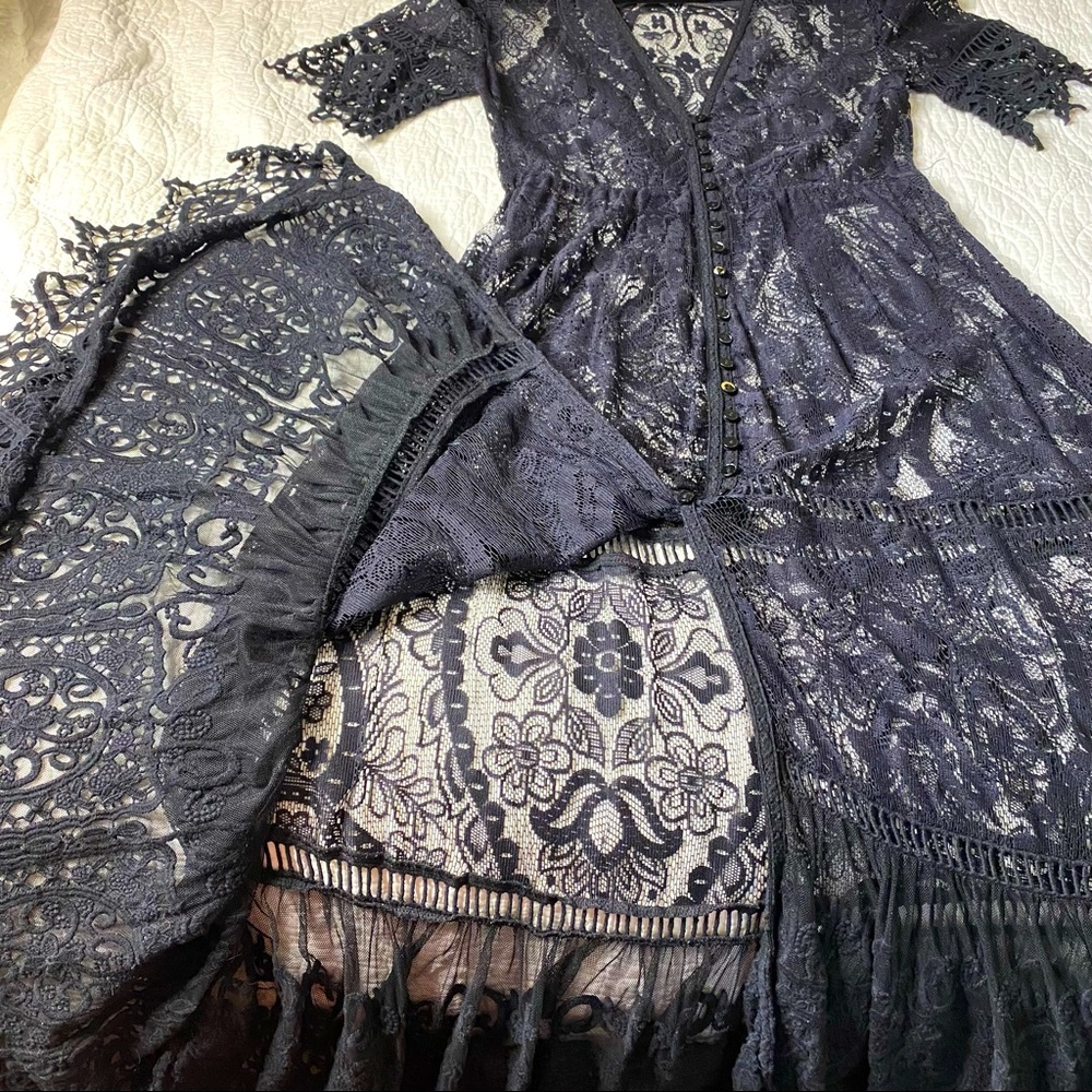 SPELL Rhiannon Gown in Black